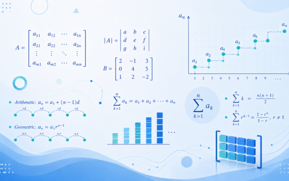Matrices, Sequence and Series